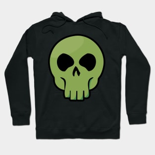 Skull - Green Hoodie